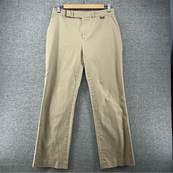 Lauren Ralph Lauren Pants - Lauren Ralph Lauren Beige Straight Leg Trousers